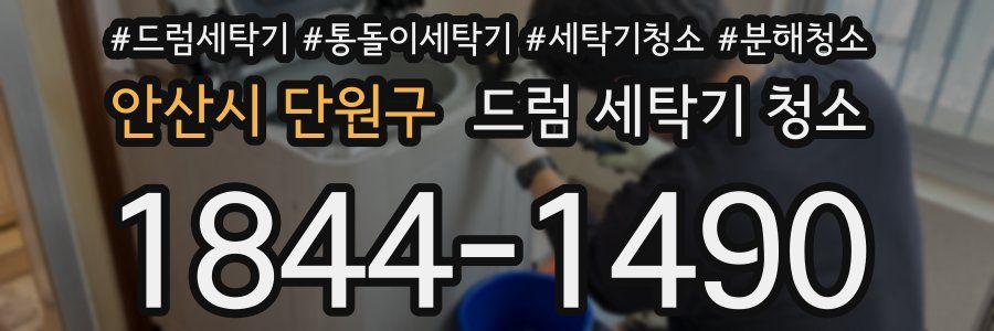 안산시 단원구 드럼 세탁기 청소