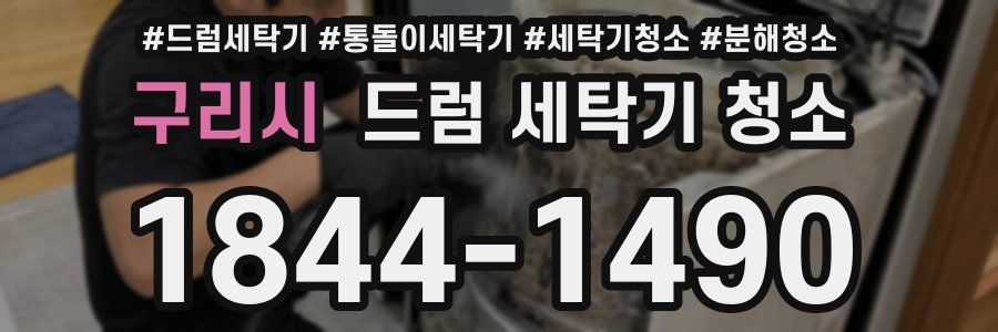 구리시 드럼 세탁기 청소