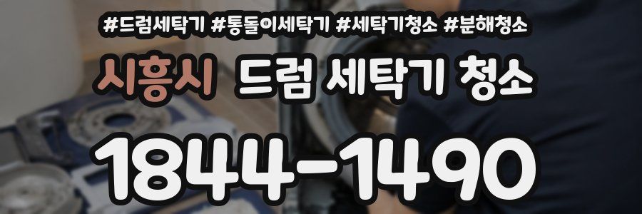 시흥시 드럼 세탁기 청소