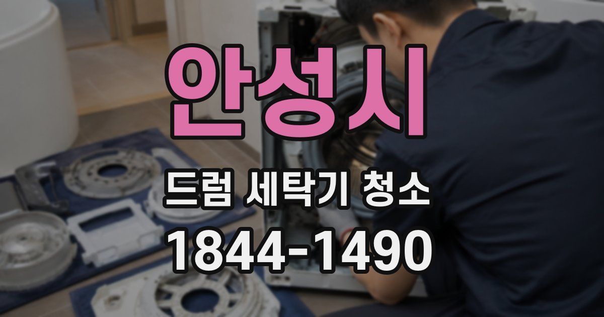 안성시 드럼 세탁기 청소