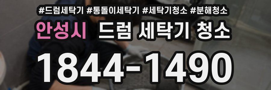 안성시 드럼 세탁기 청소