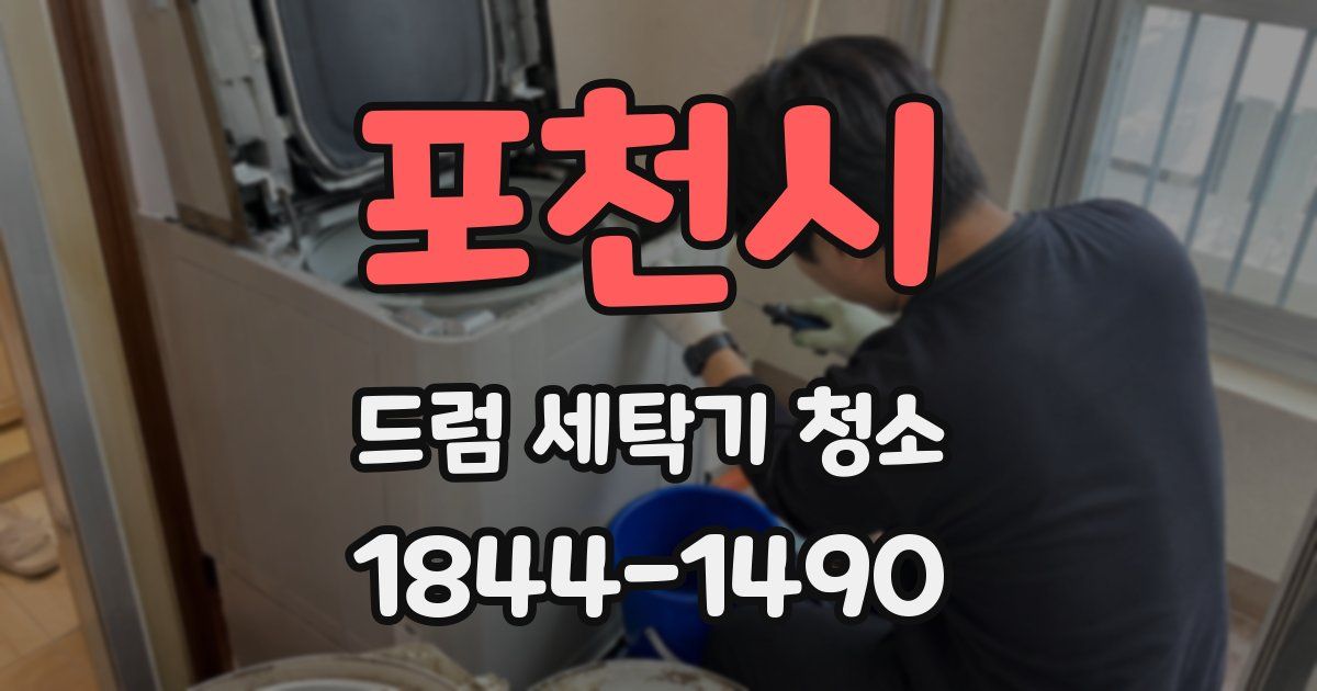 포천시 드럼 세탁기 청소