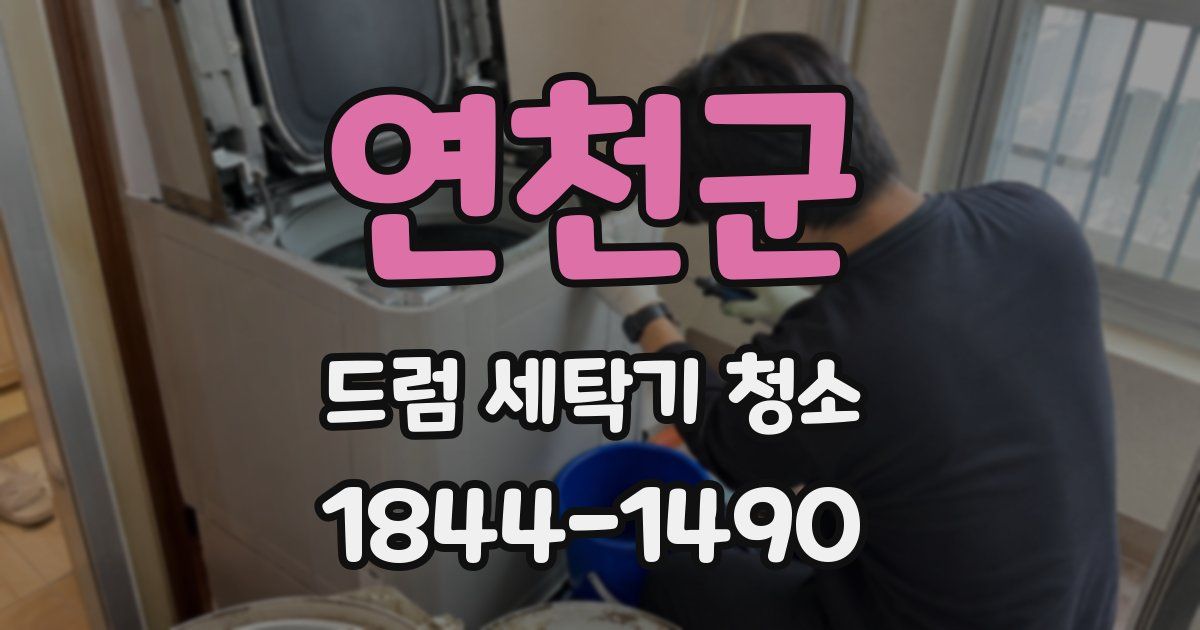 연천군 드럼 세탁기 청소