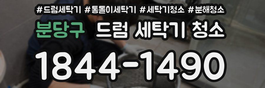 분당구 드럼 세탁기 청소