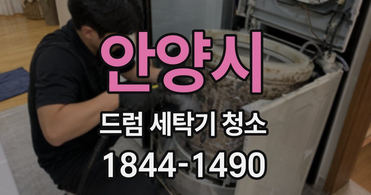안양시 드럼 세탁기 청소