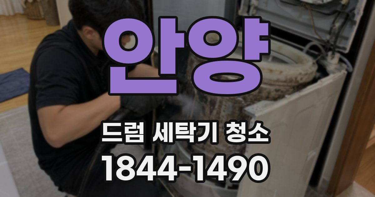 안양 드럼 세탁기 청소