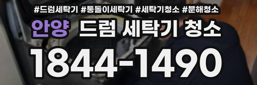 안양 드럼 세탁기 청소