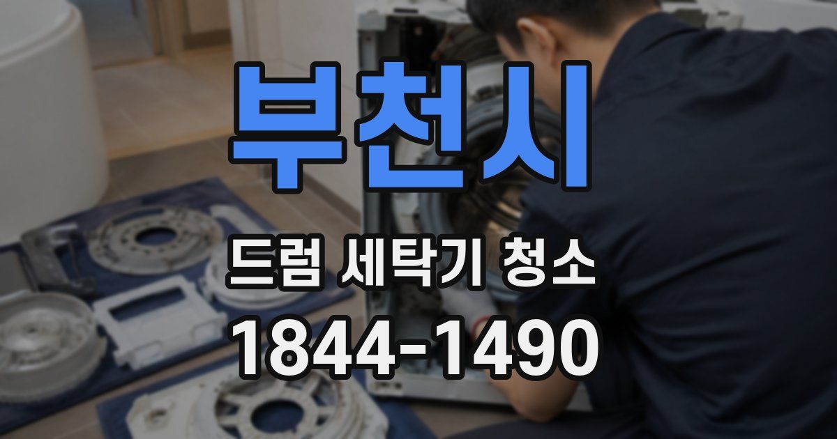 부천시 드럼 세탁기 청소