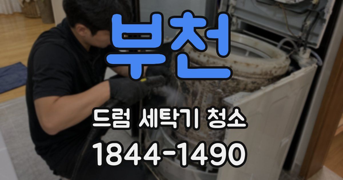 부천 드럼 세탁기 청소