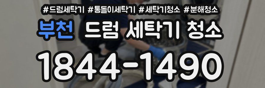 부천 드럼 세탁기 청소