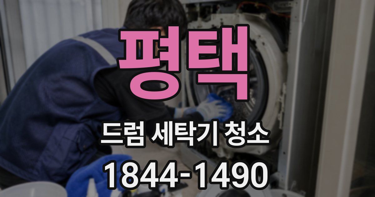 평택 드럼 세탁기 청소