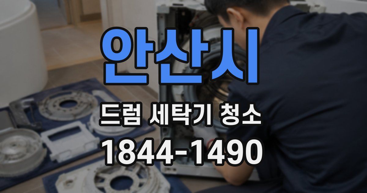 안산시 드럼 세탁기 청소