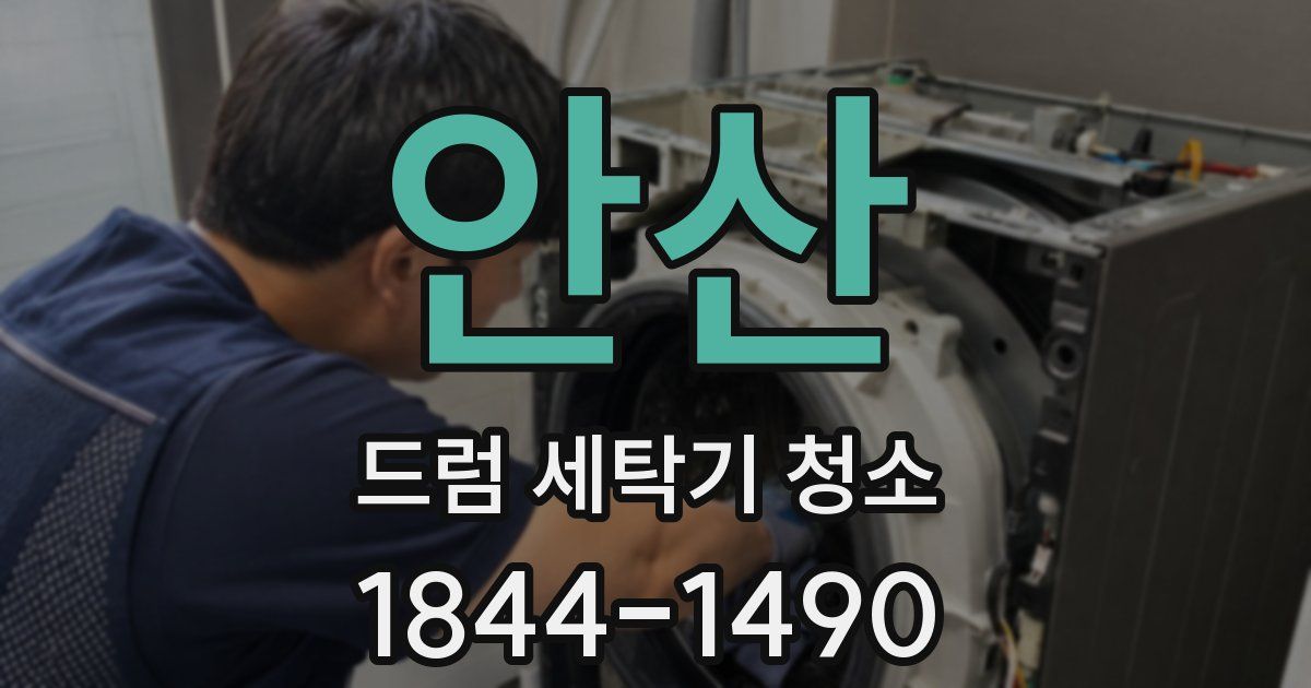 안산 드럼 세탁기 청소