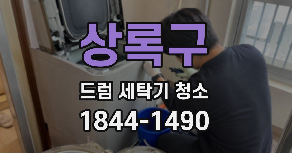 상록구 드럼 세탁기 청소