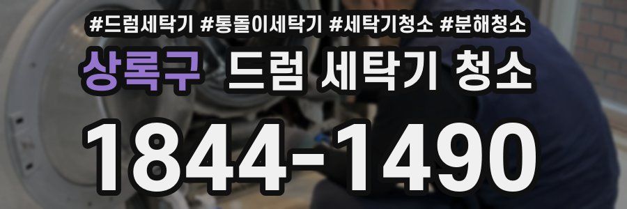 상록구 드럼 세탁기 청소