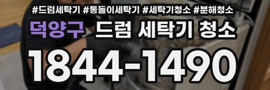 덕양구 드럼 세탁기 청소