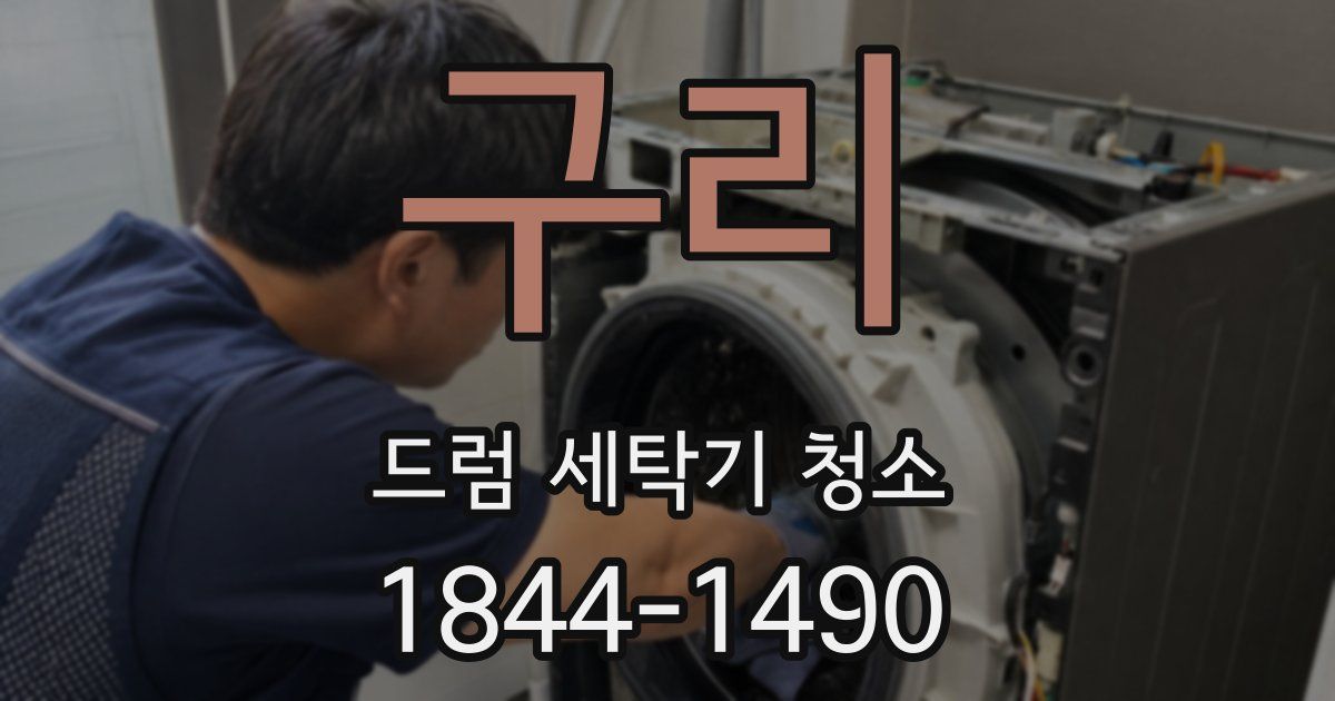 구리 드럼 세탁기 청소