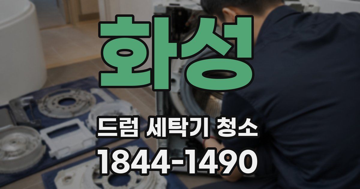 화성 드럼 세탁기 청소