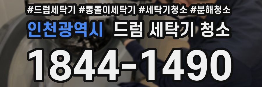 인천광역시 드럼 세탁기 청소