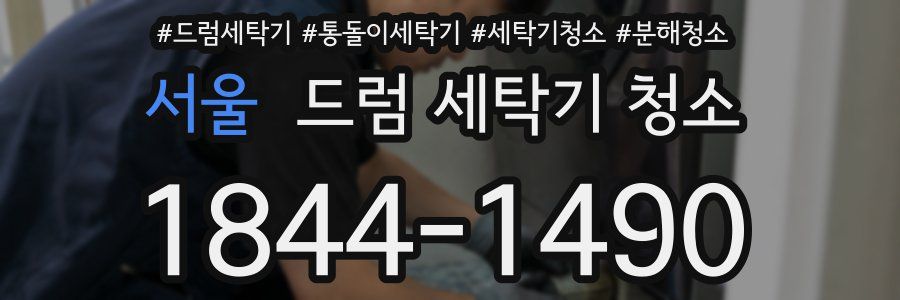 서울 드럼 세탁기 청소