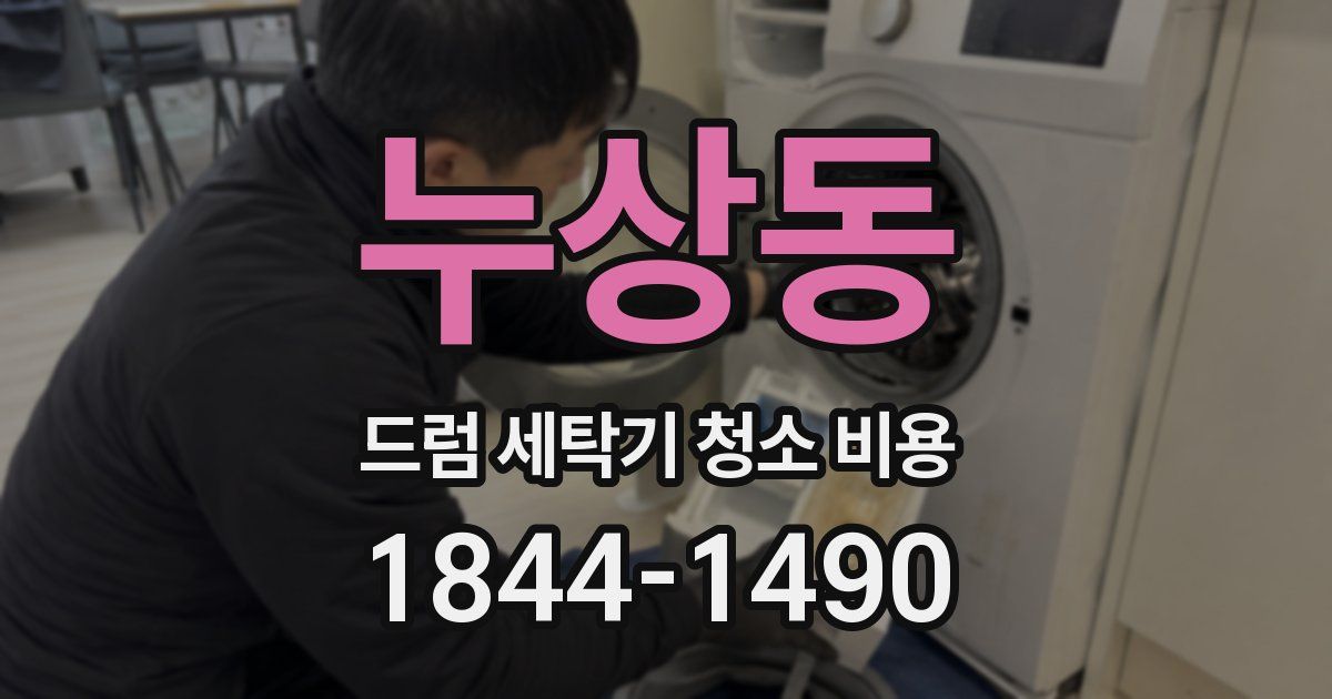 누상동 드럼 세탁기 청소 비용