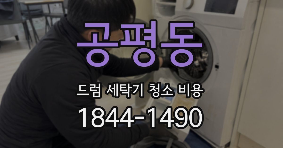 공평동 드럼 세탁기 청소 비용
