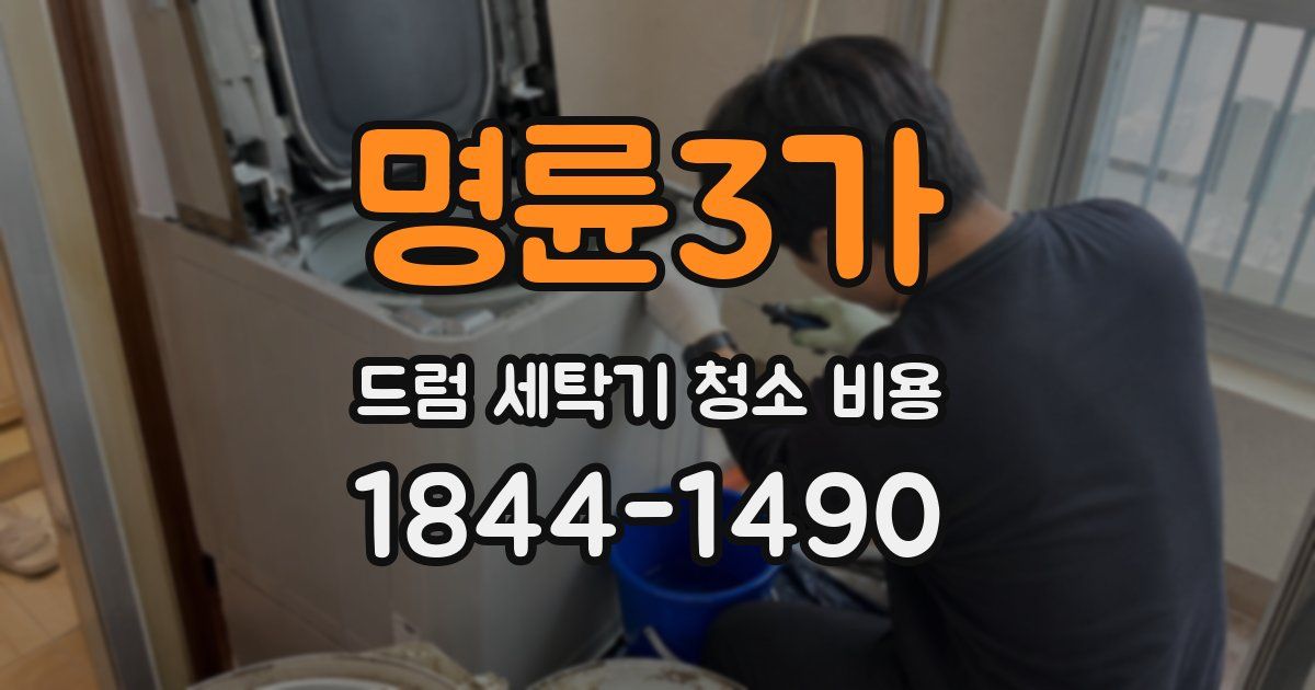 명륜3가 드럼 세탁기 청소 비용