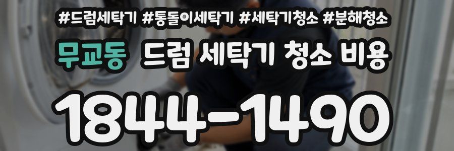 무교동 드럼 세탁기 청소 비용