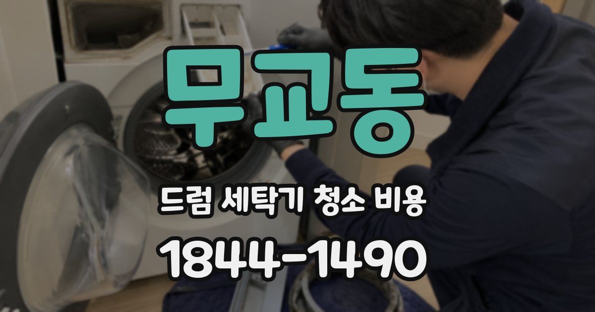 무교동 드럼 세탁기 청소 비용