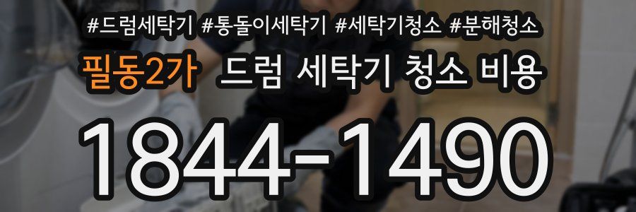 필동2가 드럼 세탁기 청소 비용