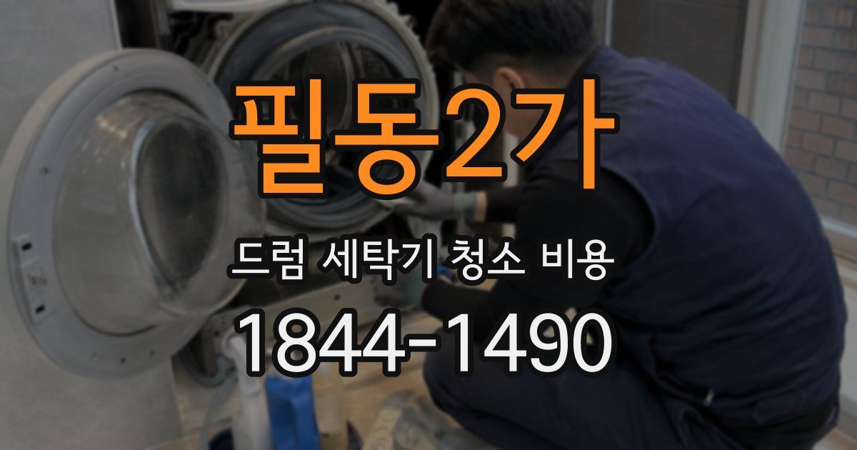 필동2가 드럼 세탁기 청소 비용