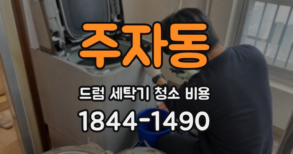 주자동 드럼 세탁기 청소 비용