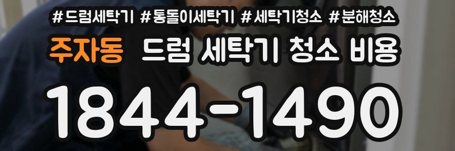 주자동 드럼 세탁기 청소 비용