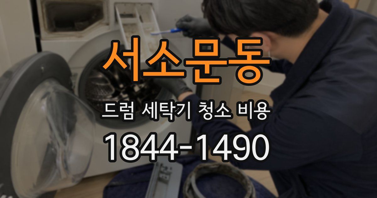 서소문동 드럼 세탁기 청소 비용