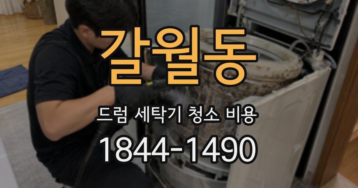 갈월동 드럼 세탁기 청소 비용