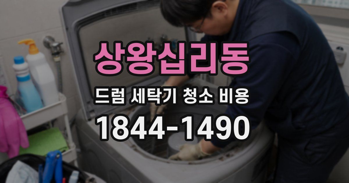 상왕십리동 드럼 세탁기 청소 비용