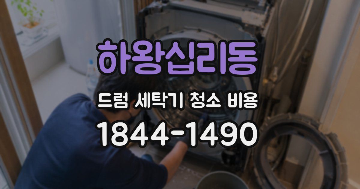 하왕십리동 드럼 세탁기 청소 비용