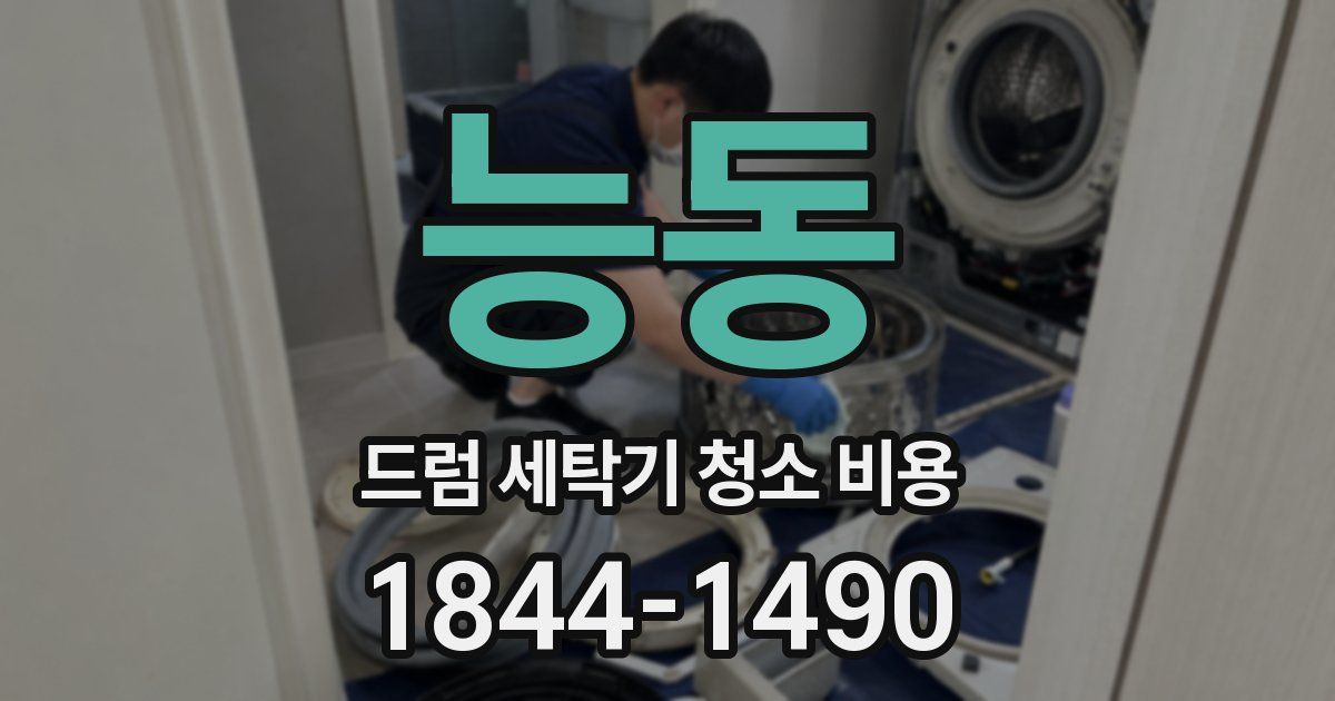 능동 드럼 세탁기 청소 비용