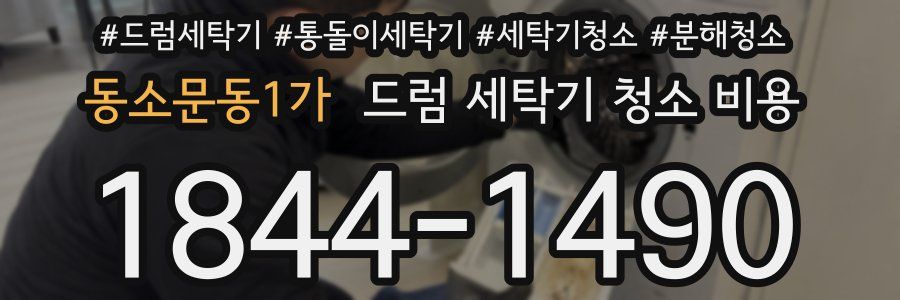 동소문동1가 드럼 세탁기 청소 비용