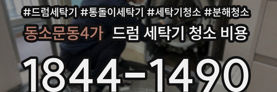 동소문동4가 드럼 세탁기 청소 비용