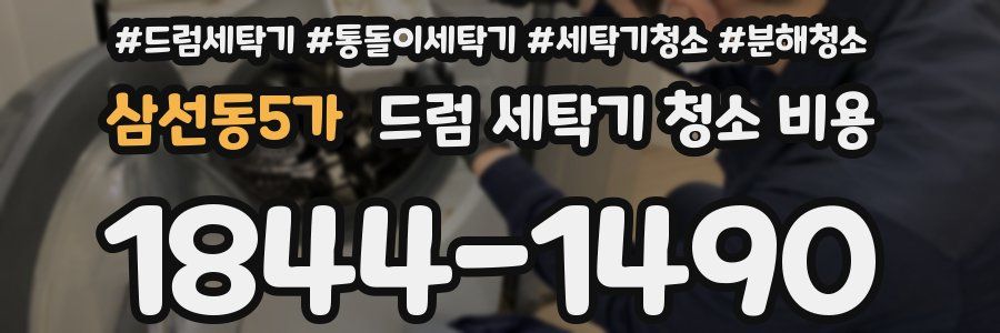 삼선동5가 드럼 세탁기 청소 비용