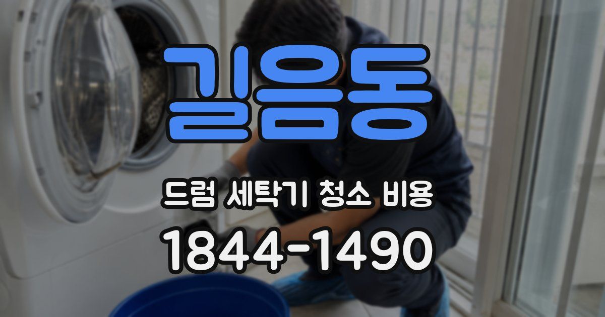 길음동 드럼 세탁기 청소 비용
