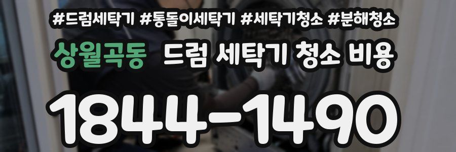상월곡동 드럼 세탁기 청소 비용