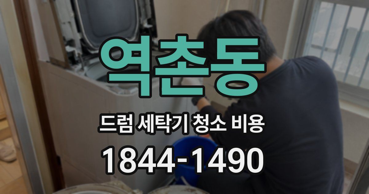 역촌동 드럼 세탁기 청소 비용