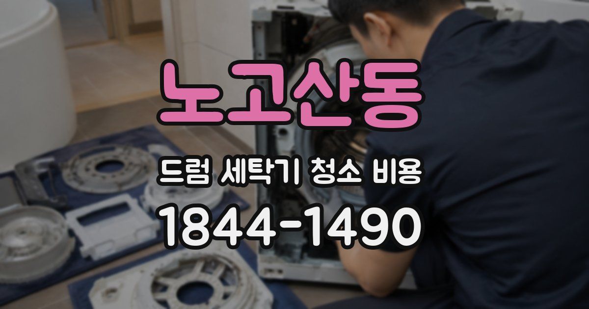 노고산동 드럼 세탁기 청소 비용