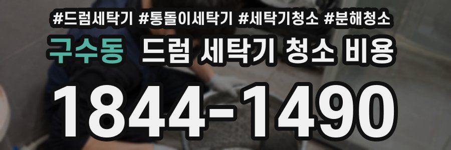 구수동 드럼 세탁기 청소 비용