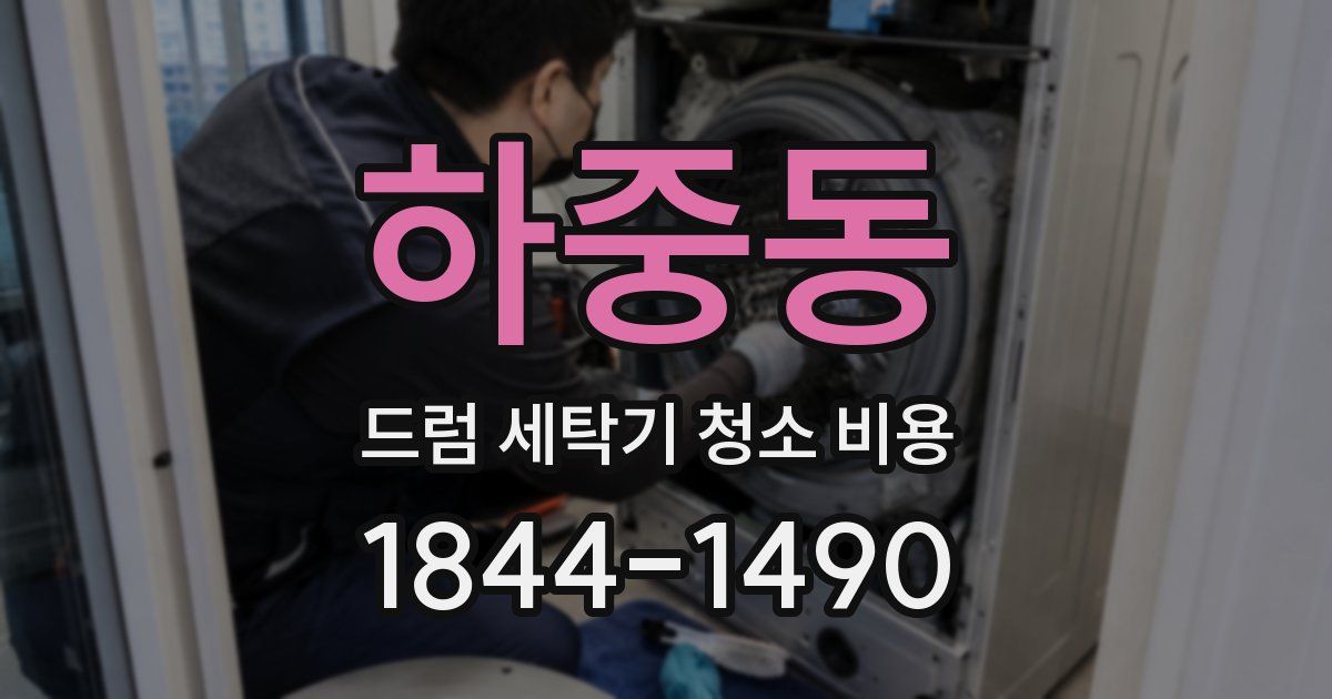 하중동 드럼 세탁기 청소 비용