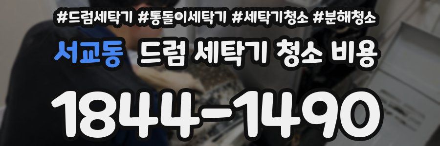 서교동 드럼 세탁기 청소 비용