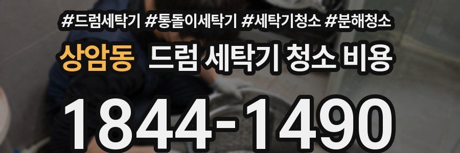 상암동 드럼 세탁기 청소 비용