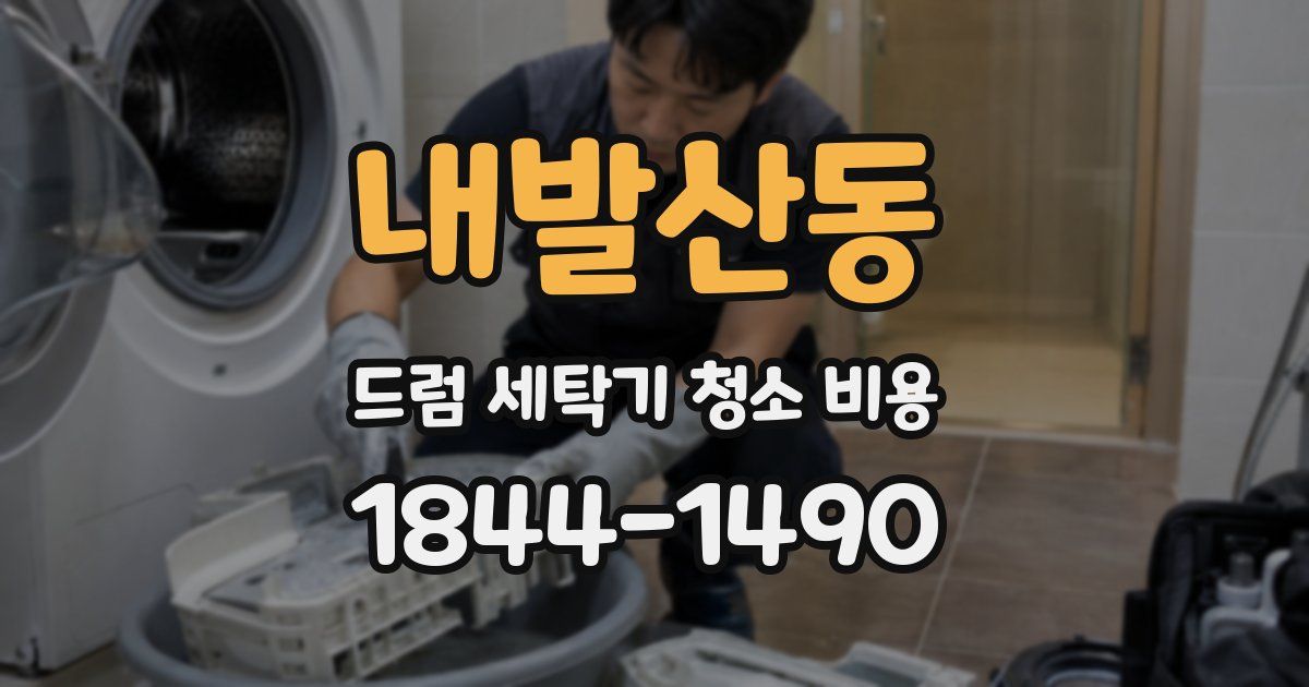 내발산동 드럼 세탁기 청소 비용